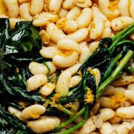 Cannellini Beans with Greens