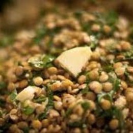 Red Lentil, Kohlrabi and Grain Curried Salad